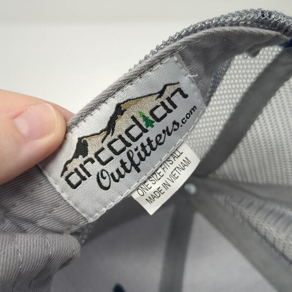 Idaho Native Snapback Trucker Hat Blue One Size Adjustable Arcadian Outfitters - Picture 9 of 9